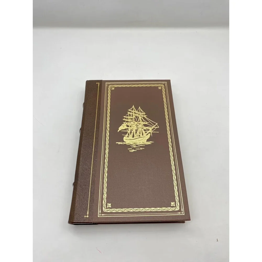 Nordhoff and Hall Mutiny on the Bounty 1982 Franklin Library Worlds Great Books